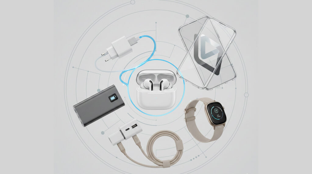 Diverse mobile accessories ecosystem in India
